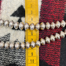 Load image into Gallery viewer, Shiny sterling silver Navajo pearls