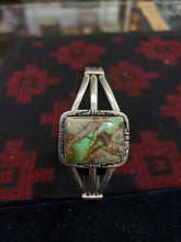 Load image into Gallery viewer, Beautiful square turquoise cuff bracelets