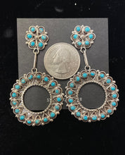 Load image into Gallery viewer, Large Zuni earrings
