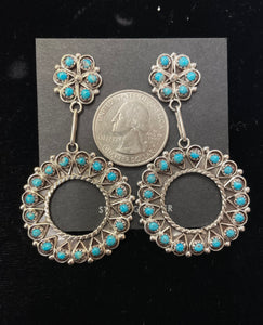 Large Zuni earrings