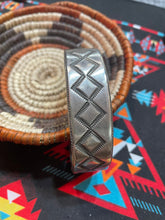 Load image into Gallery viewer, Heavy stamped cuff bracelet
