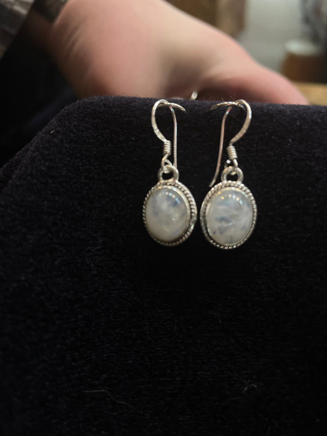 Imported moonstone earrings