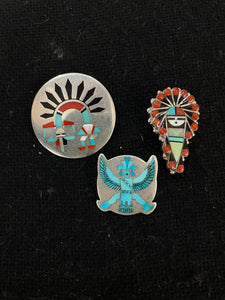 Zuni inlay pins