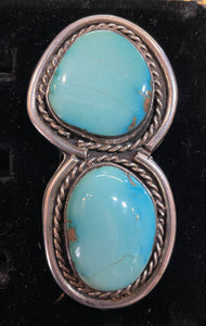 Giant turquoise ring