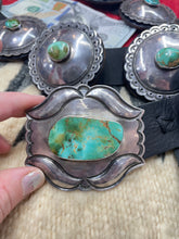 Load image into Gallery viewer, Royston turquoise concha belt
