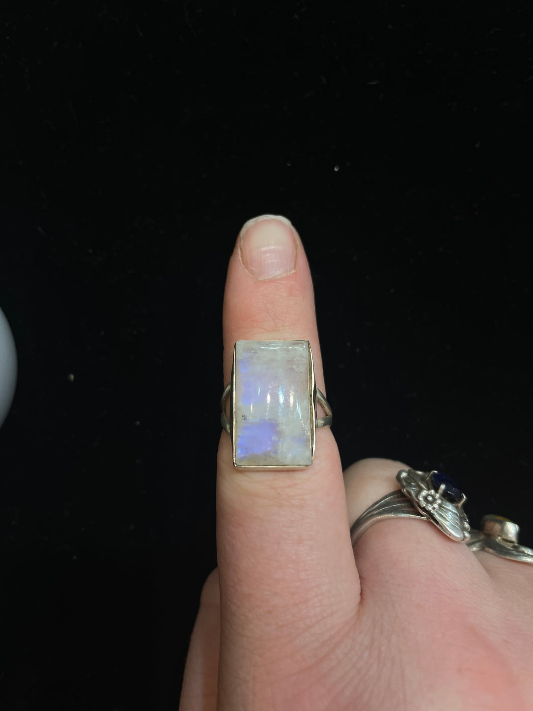 Imported moonstone rings