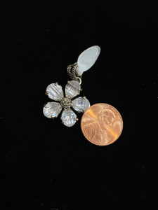 Crystal flower pendants