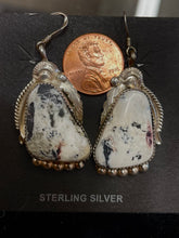 Load image into Gallery viewer, White Buffalo earrings
