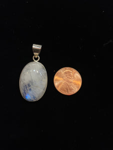 Simple moonstone pendants