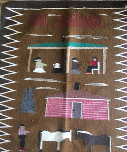 Navajo pictorial rug