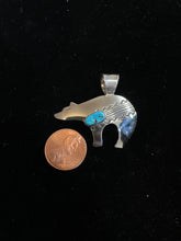 Load image into Gallery viewer, Alvin Monte silver and turquoise pendants
