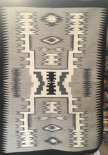 Load image into Gallery viewer, Blue Gap storm patterned Navajo rug
