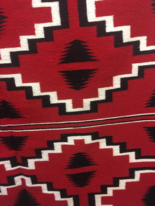 Red Chinlee Navajo Rug