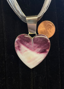 Spiny oyster heart pendant