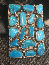 Load image into Gallery viewer, Blue gem turquoise concho belt
