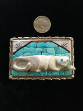 Load image into Gallery viewer, Vintage Zuni belt buckle
