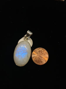 Simple moonstone pendants