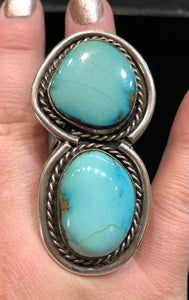 Giant turquoise ring