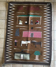 Load image into Gallery viewer, Navajo pictorial rug
