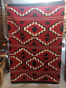 Red Chinlee Navajo Rug