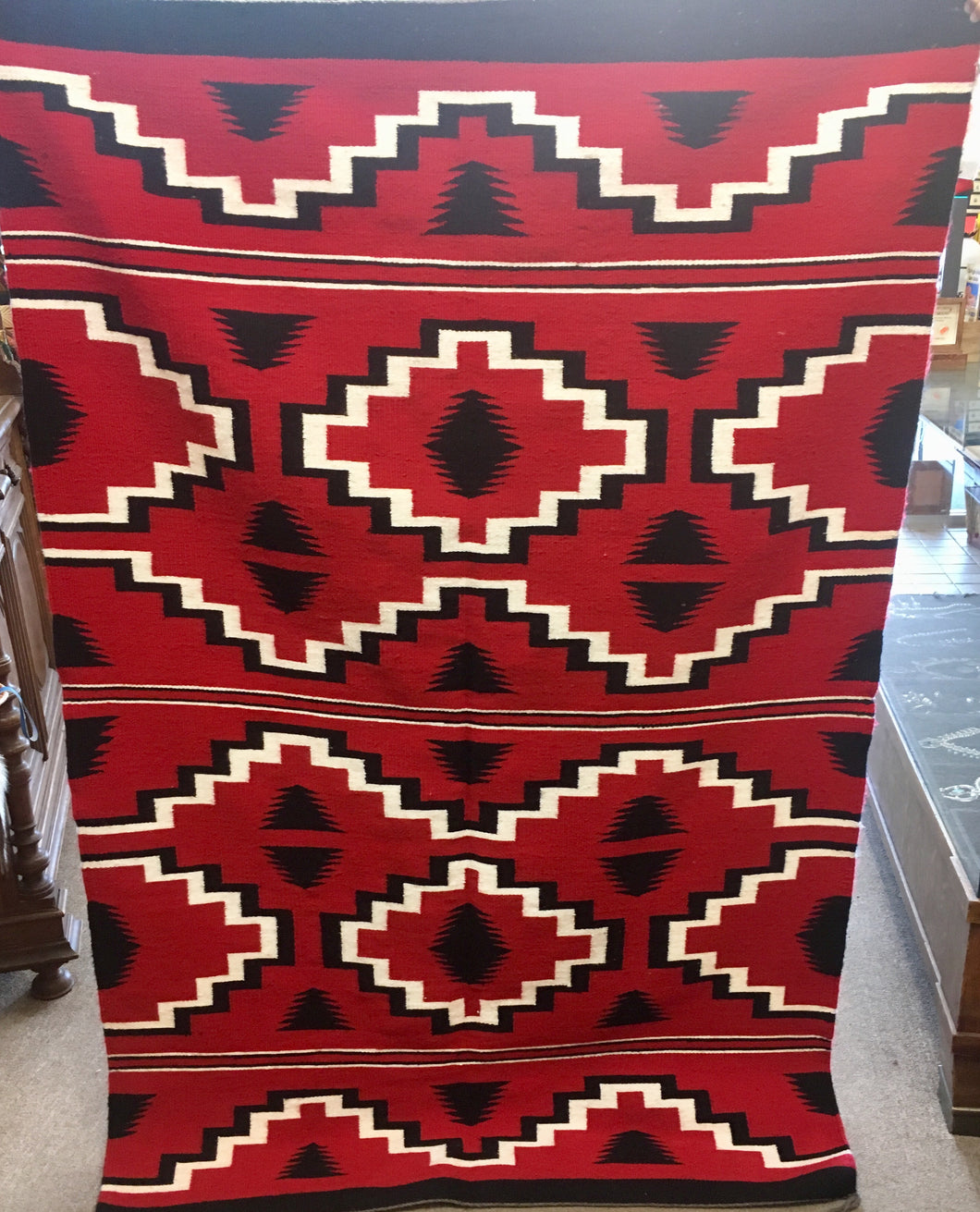 Red Chinlee Navajo Rug