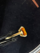 Load image into Gallery viewer, Synthetic yellow sapphire ring
