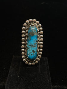 Leslie Nez turquoise rings