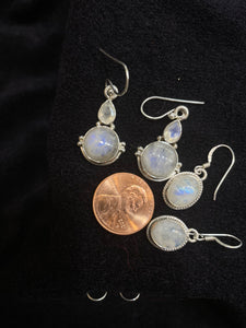 Imported moonstone earrings