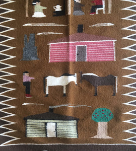 Navajo pictorial rug