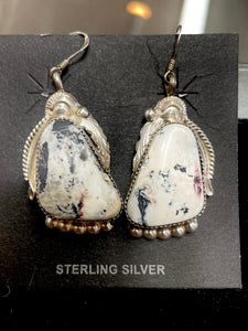 White Buffalo earrings